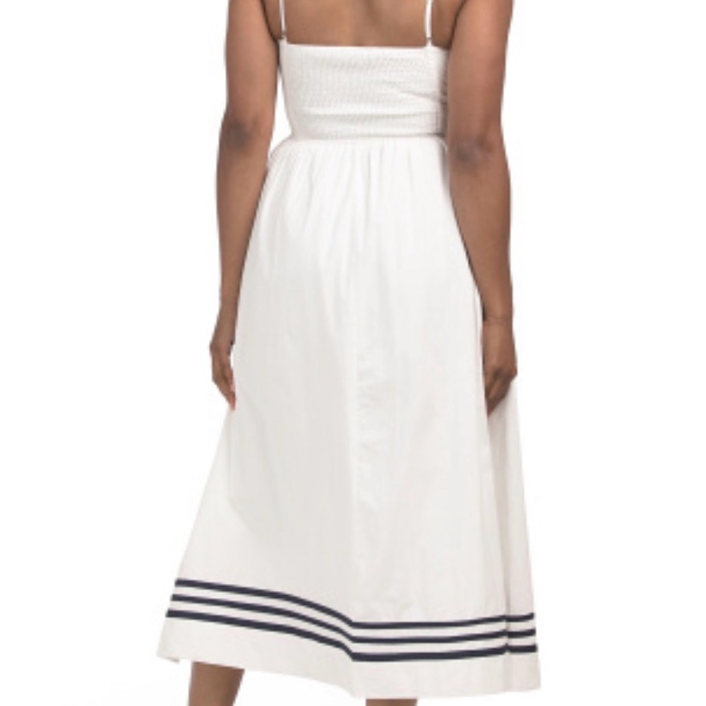 Moon River Sailor Poplin Midi Dress - Picture 3 of 8